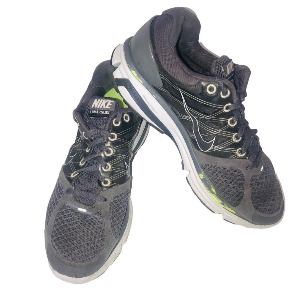 Nike LunarGlide 2 Flywire 407648 Womens Grey Running Shoes Size 8.5